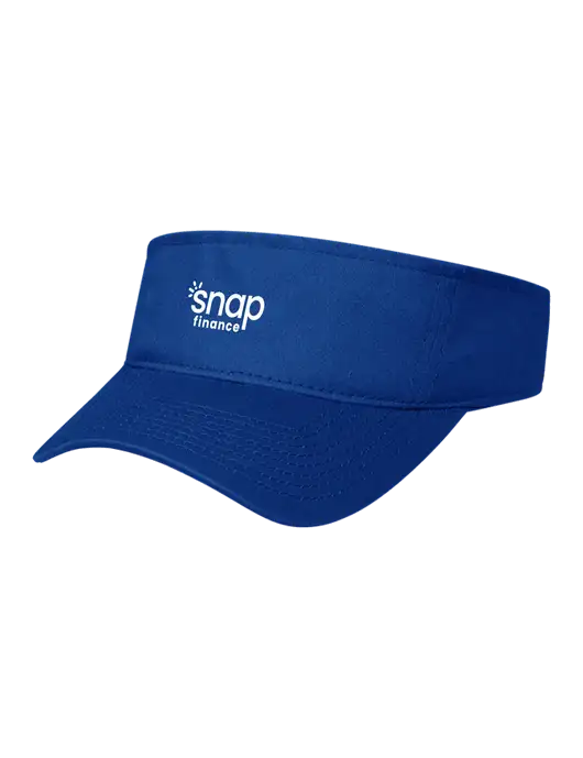 Royal Cap Visor w/Snap Finance Logo