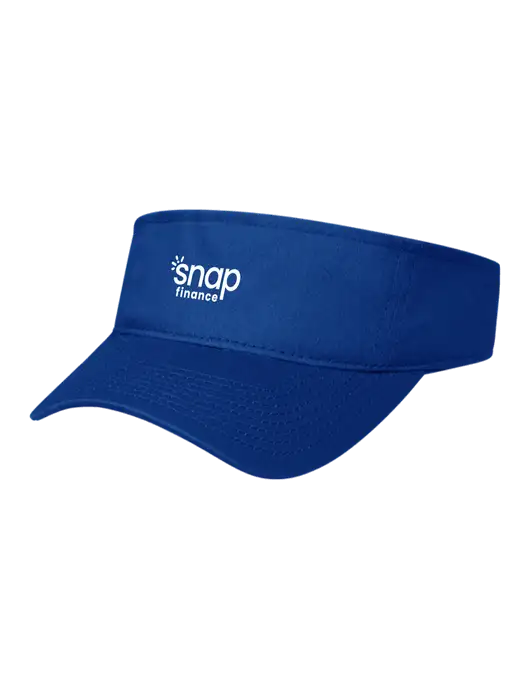Royal Cap Visor w/Snap Finance Logo