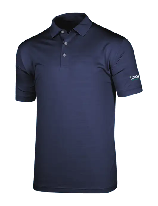 Callaway Vibrant Navy Ventilated Polo w/Snap Finance Logo
