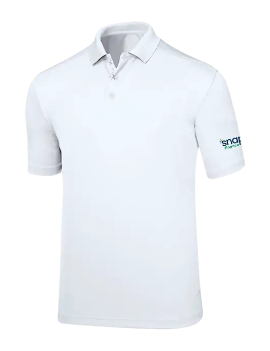 Callaway Core Bright White Performance Polo w/Snap Finance Logo