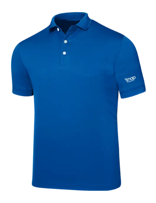 Callaway Ottoman Royal Blue Polo w/Snap Finance Logo