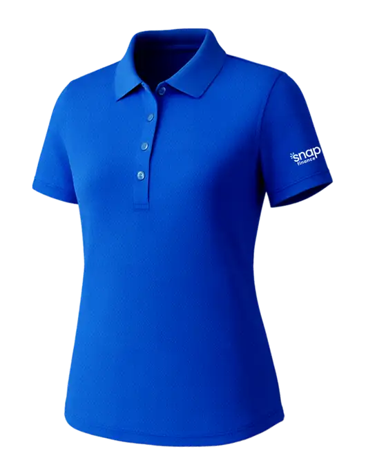 Callaway Womens Core Royal Performance Polo w/Snap Finance Logo