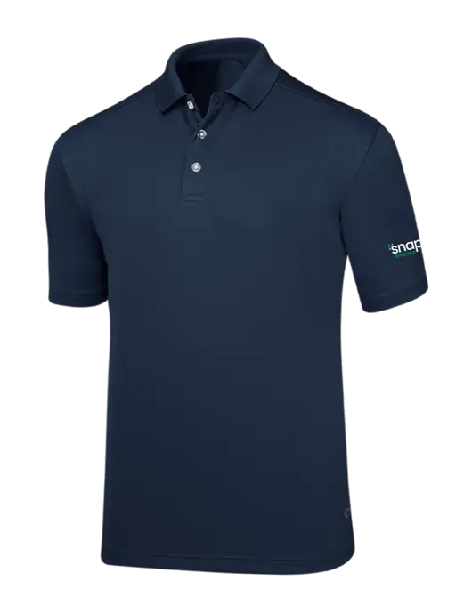 Callaway Core Navy Performance Polo w/Snap Finance Logo