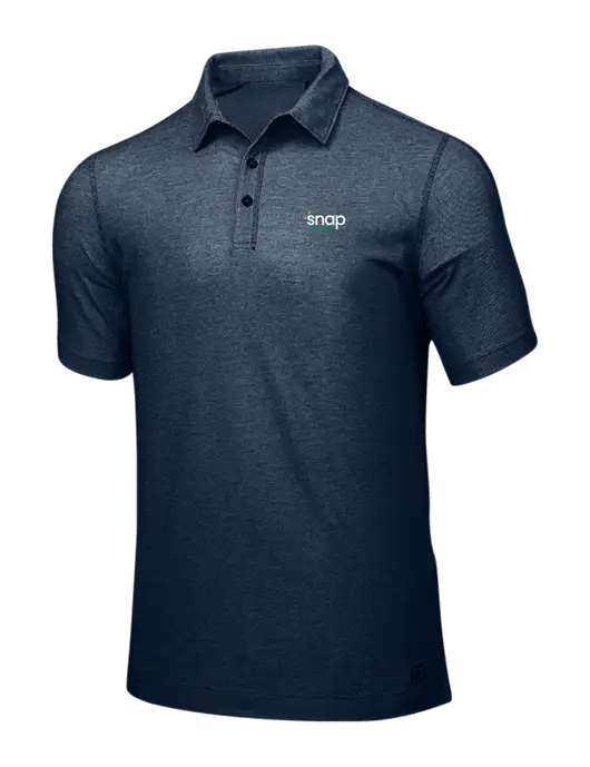 OGIO Navy ONYX Polo w/Snap Finance Logo