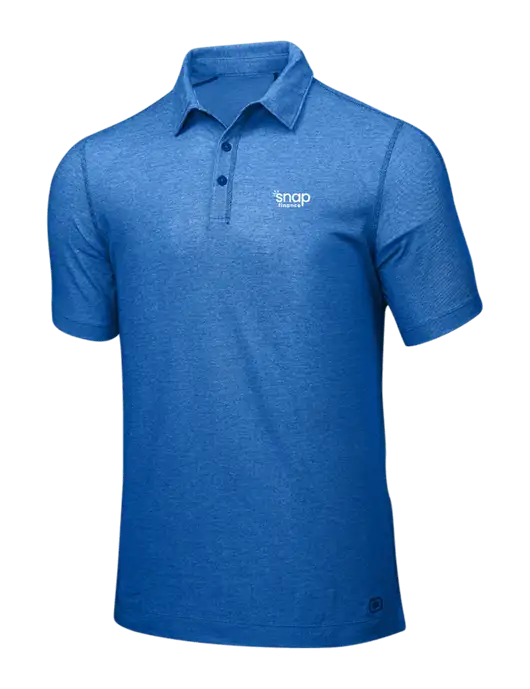 OGIO Royal Blue ONYX Polo w/Snap Finance Logo