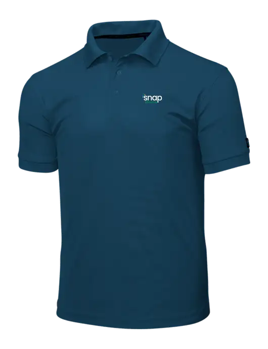 OGIO Light Navy Caliber 2.0 Polo w/Snap Finance Logo