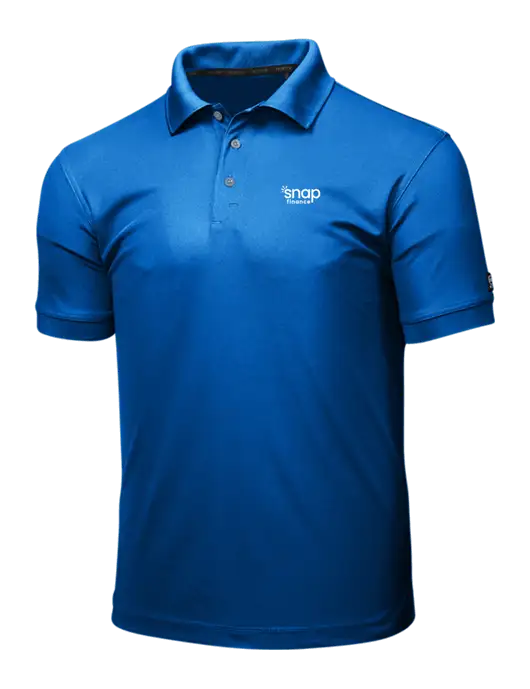 OGIO Royal Blue Caliber 2.0 Polo w/Snap Finance Logo
