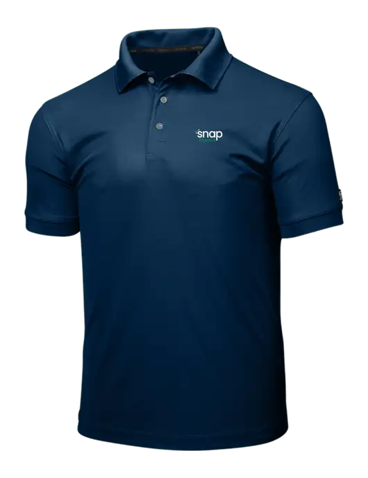 OGIO Navy Caliber 2.0 Polo w/Snap Finance Logo