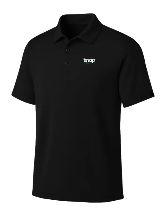 OGIO Blacktop Framework Polo w/Snap Finance Logo