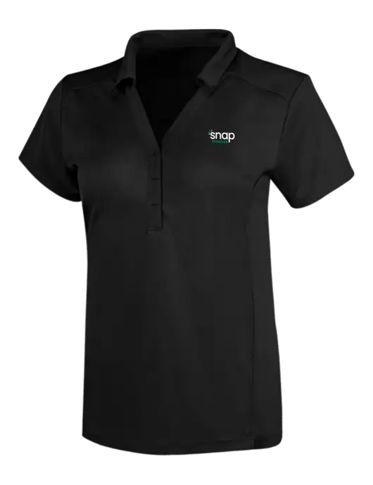 OGIO Blacktop Womens Framework Polo w/Snap Finance Logo
