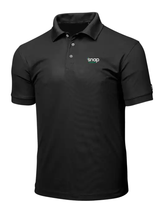OGIO Blacktop Caliber 2.0 Polo w/Snap Finance Logo
