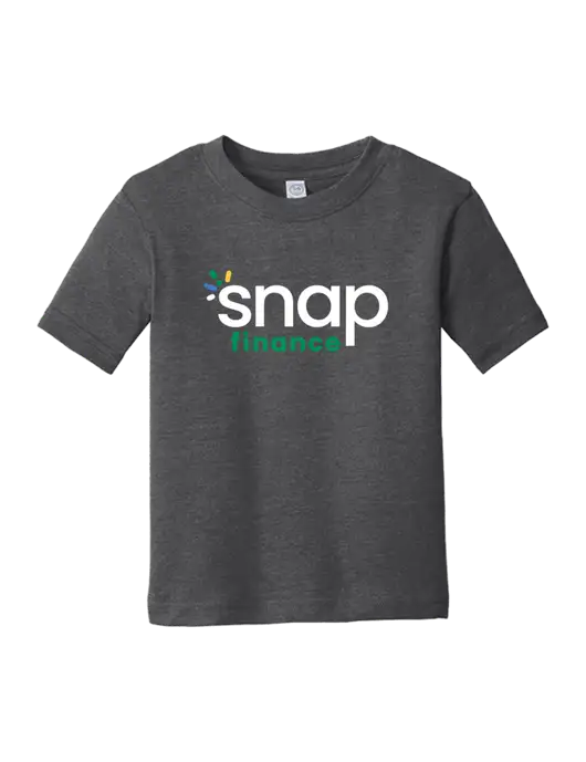 Rabbit Skins Vintage Smoke Toddler Fine Jersey Tee w/Snap Finance Logo