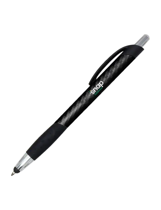Sunray Black Stylus Pen - Black Ink w/Snap Finance Logo