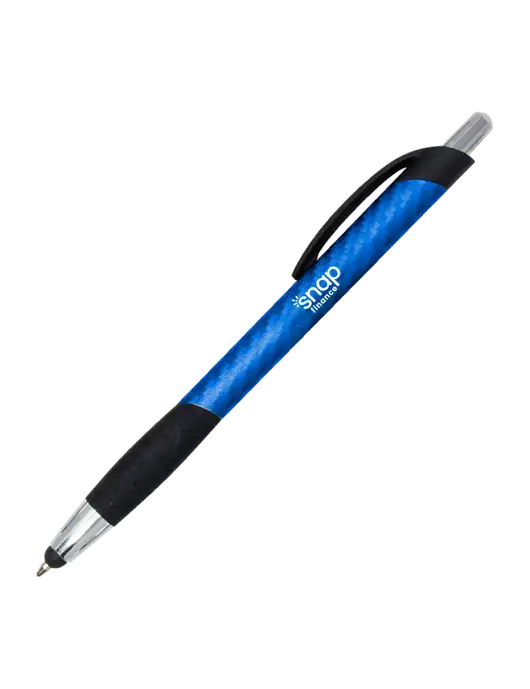 Sunray Blue Stylus Pen - Black Ink w/Snap Finance Logo