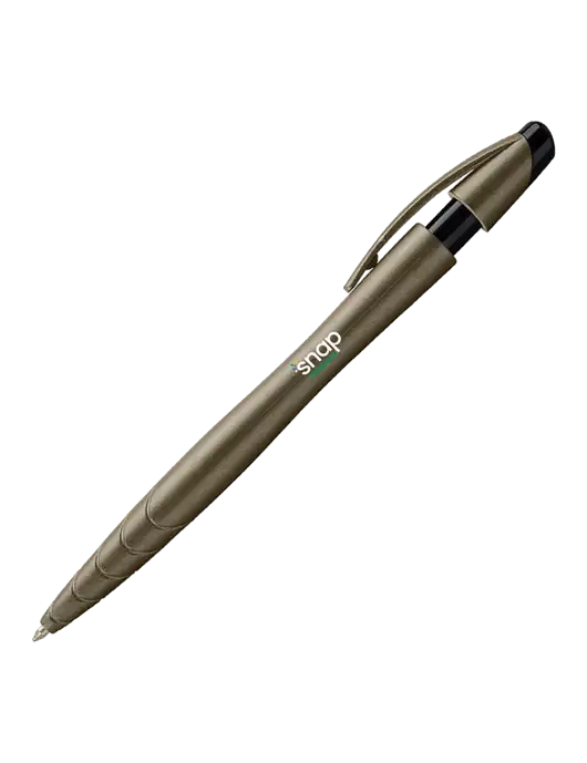 Awali Grey Metallic Pen w/Snap Finance Logo