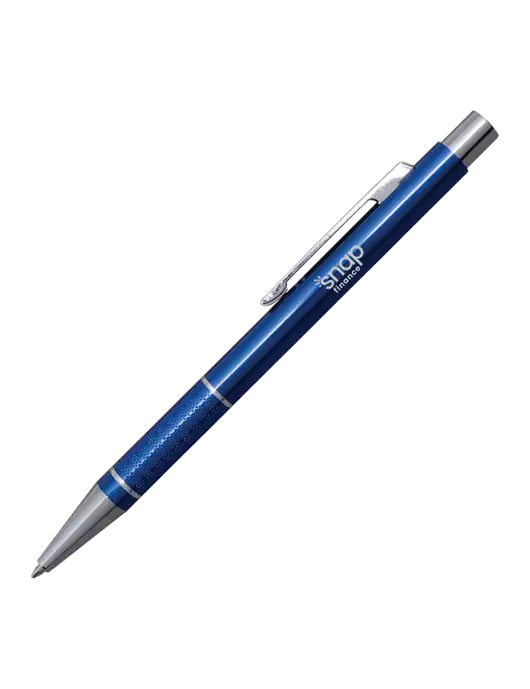 St George Blue Pen - Blue Ink w/Snap Finance Logo