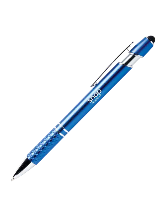Valencia Blue Stylus Pen - Black Ink w/Snap Finance Logo
