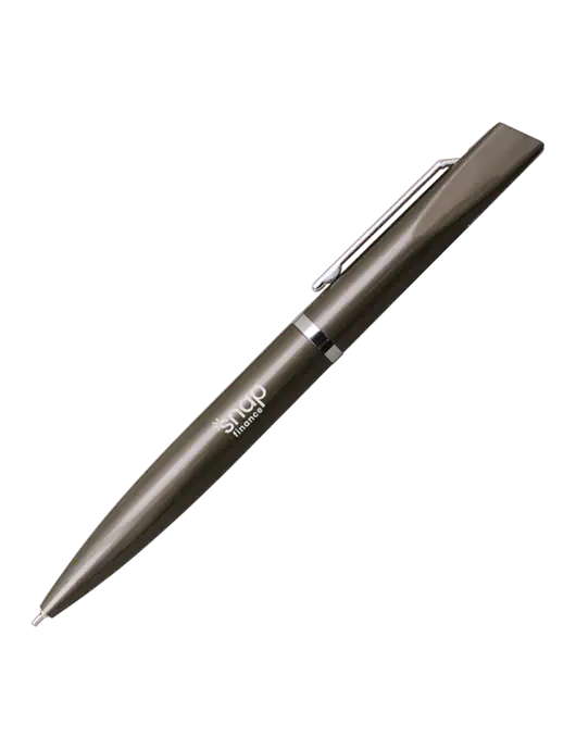Santos Gunmetal Pen - Black Ink w/Snap Finance Logo