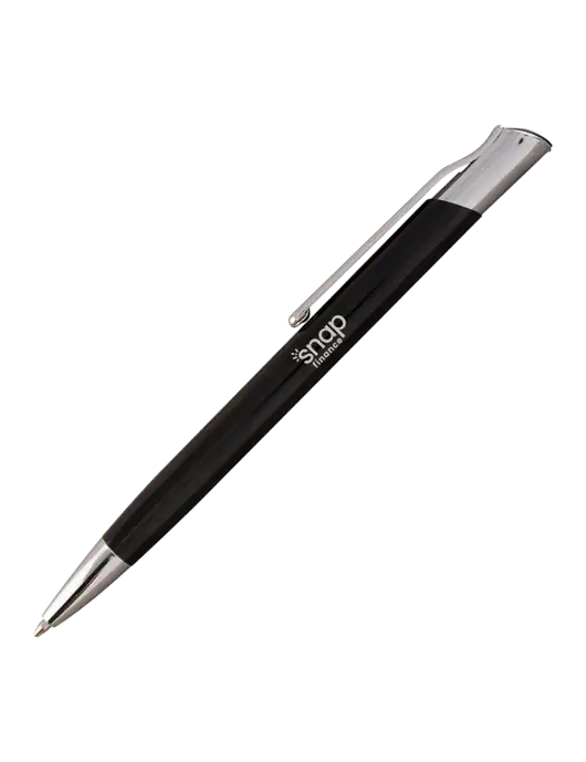 San Malo Black Pen - Black Ink w/Snap Finance Logo