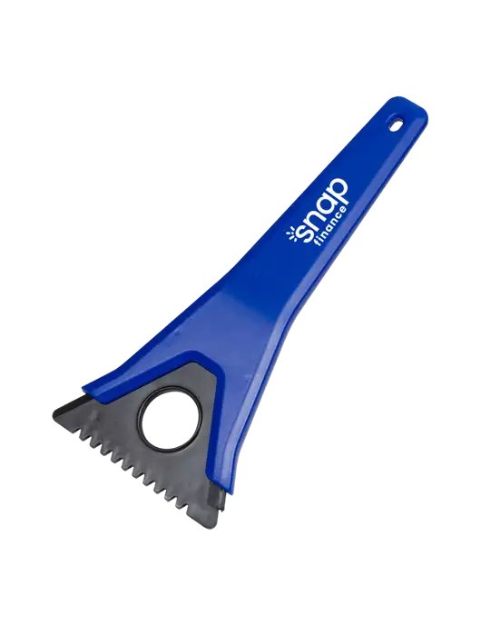 TriBlade Blue Windshield Scraper w/Snap Finance Logo