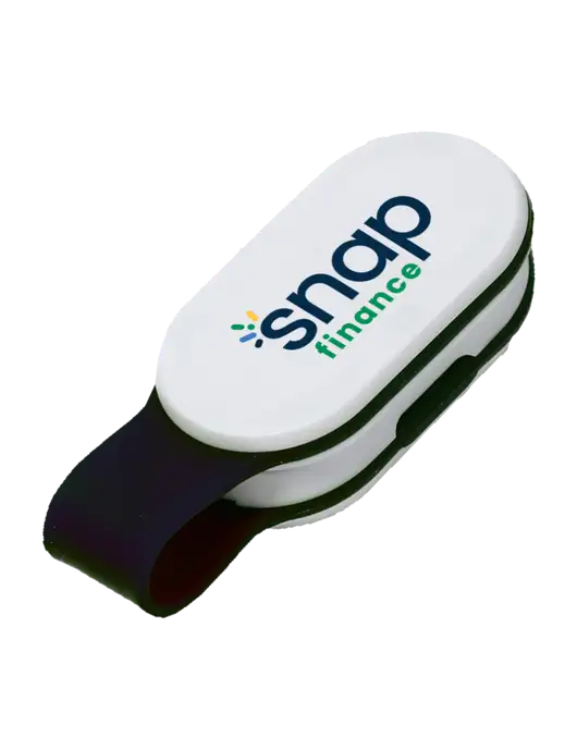 Magna Clip Black Personal Safety Light w/Snap Finance Logo