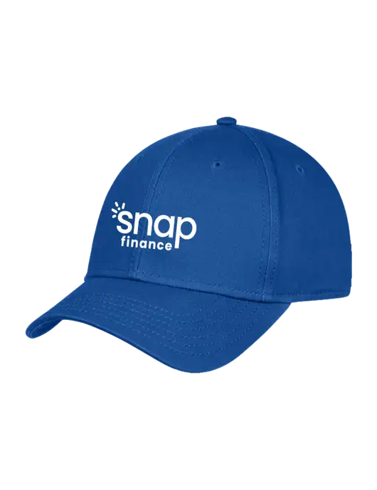 Royal Structured Cap Hook & Loop w/Snap Finance Logo
