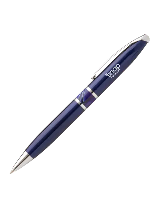 Illusion Navy Pen - Black Ink w/Snap Finance Logo