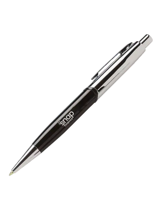Chimera Black Pen - Black Ink w/Snap Finance Logo
