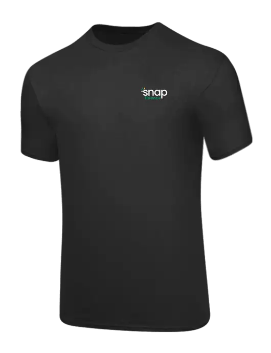Core Blend Charcoal Grey T-Shirt w/Snap Finance Logo