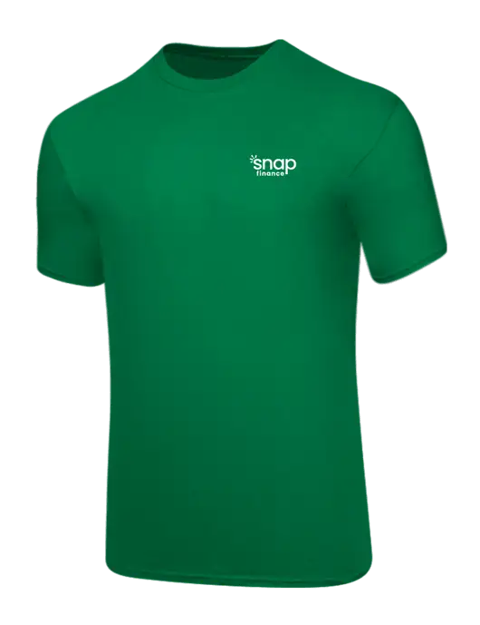 Core Blend Kelly Green T-Shirt w/Snap Finance Logo
