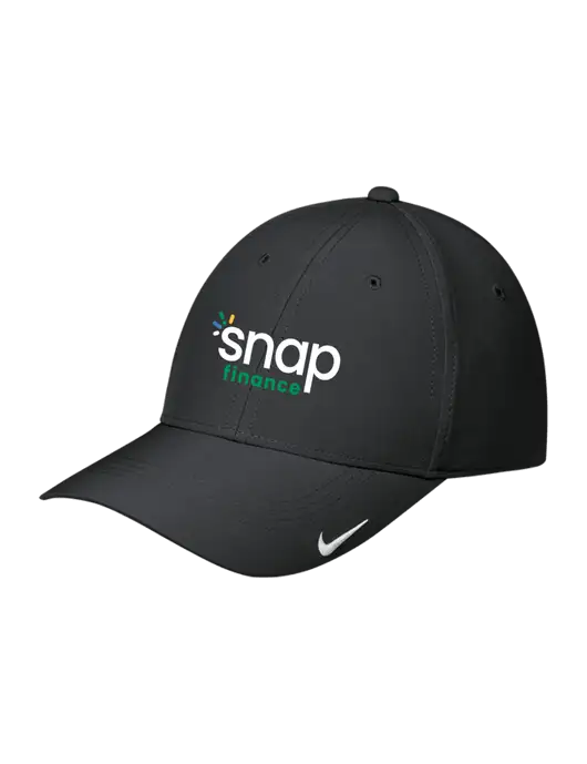 Nike Black Dri-FIT Legacy Cap w/Snap Finance Logo