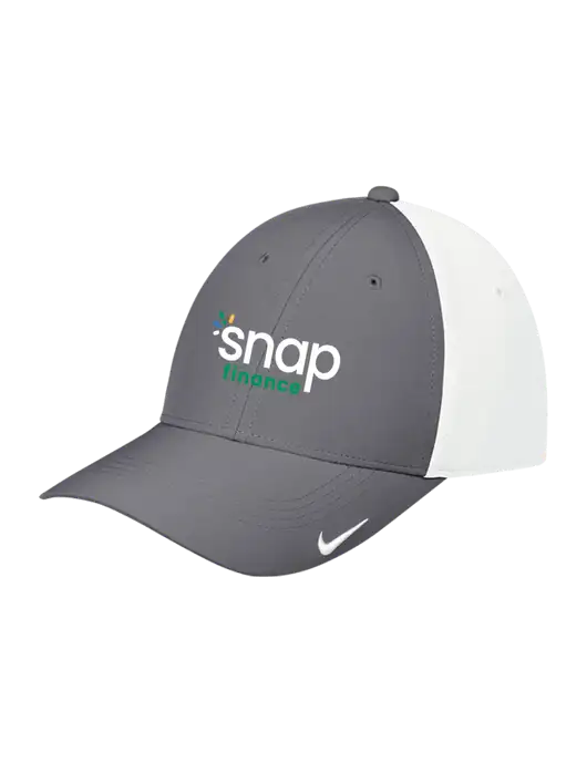 Nike Dark Grey/White Dri-FIT Legacy Cap w/Snap Finance Logo