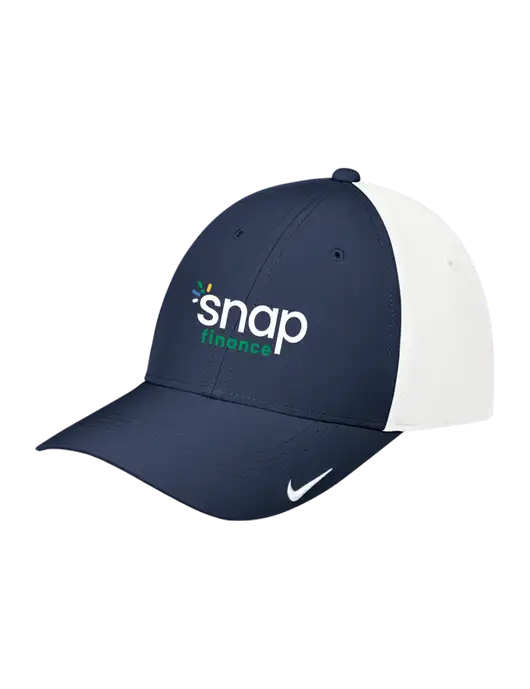 Nike Navy/White Dri-FIT Legacy Cap w/Snap Finance Logo