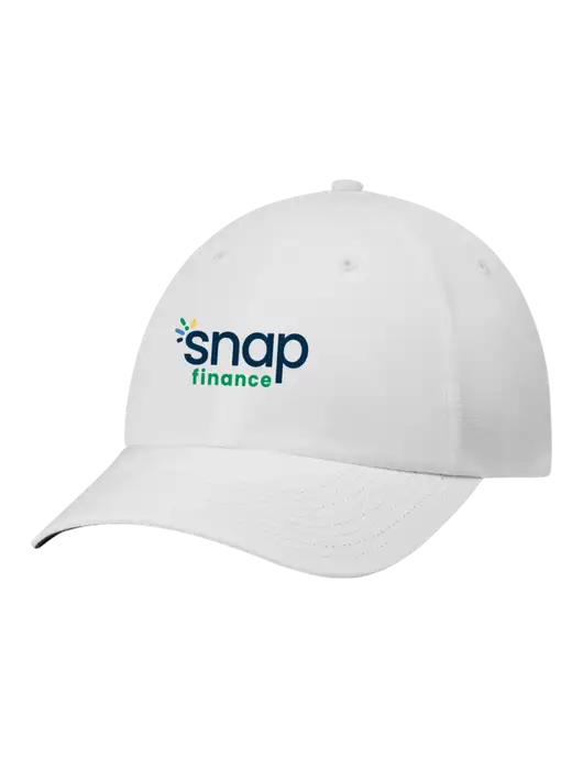 Richardson Relaxed Performance Lite White Cap w/Snap Finance Logo