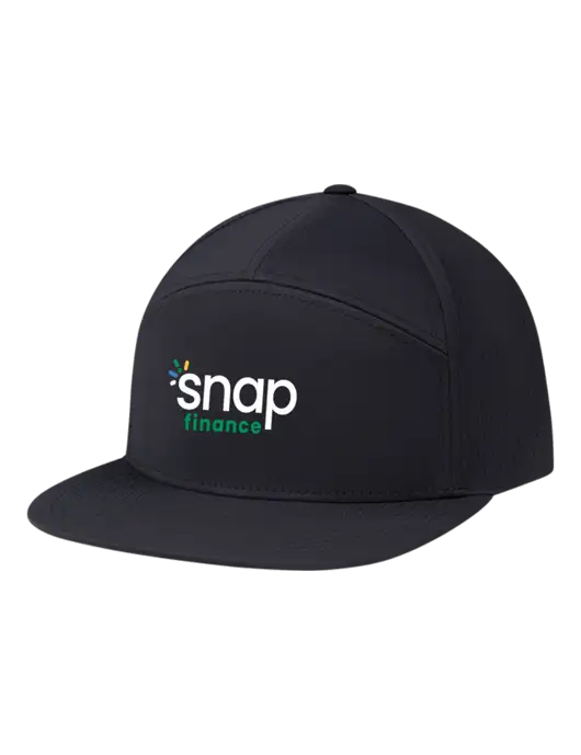 Richardson Black Cannon Cap w/Snap Finance Logo