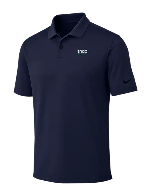 Nike Dark Navy Dri-FIT Vapor Polo w/Snap Finance Logo