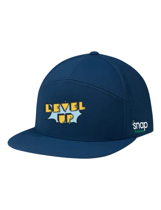 Richardson Light Navy Cannon Cap w/SNAP Finance Level Up Logo, Snap Finance Logo